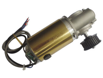 DC มอเตอร์เกียร์สำหรับประตูบานเลื่อนมอเตอร์, สีเหลืองด้วยการเข้ารหัส 24VDC 60W