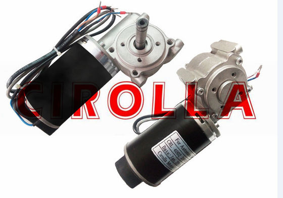 60W 24V เสียงรบกวนต่ำแปรงมอเตอร์เกียร์อัตโนมัติบานเลื่อน 1 สัญญาณชีพจร 40 Honeywell Encoder