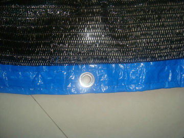 ดำ Hdpe สวน Shade ตาข่ายรั้วสวน 90gsm สุทธิ - 300gsm