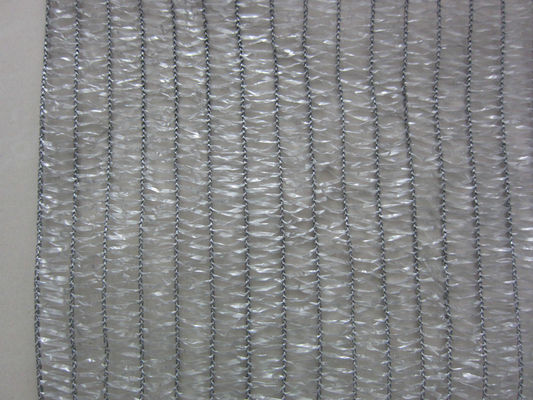 HDPE Raschel ถักสีเทาสวน Shade ตาข่ายรั้วเพื่อความปลอดภัย