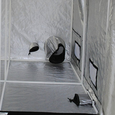 120x120x200cm เรือนกระจก Hydroponics Mylar เต็นท์เติบโตด้วยการสะท้อนแสง 95%